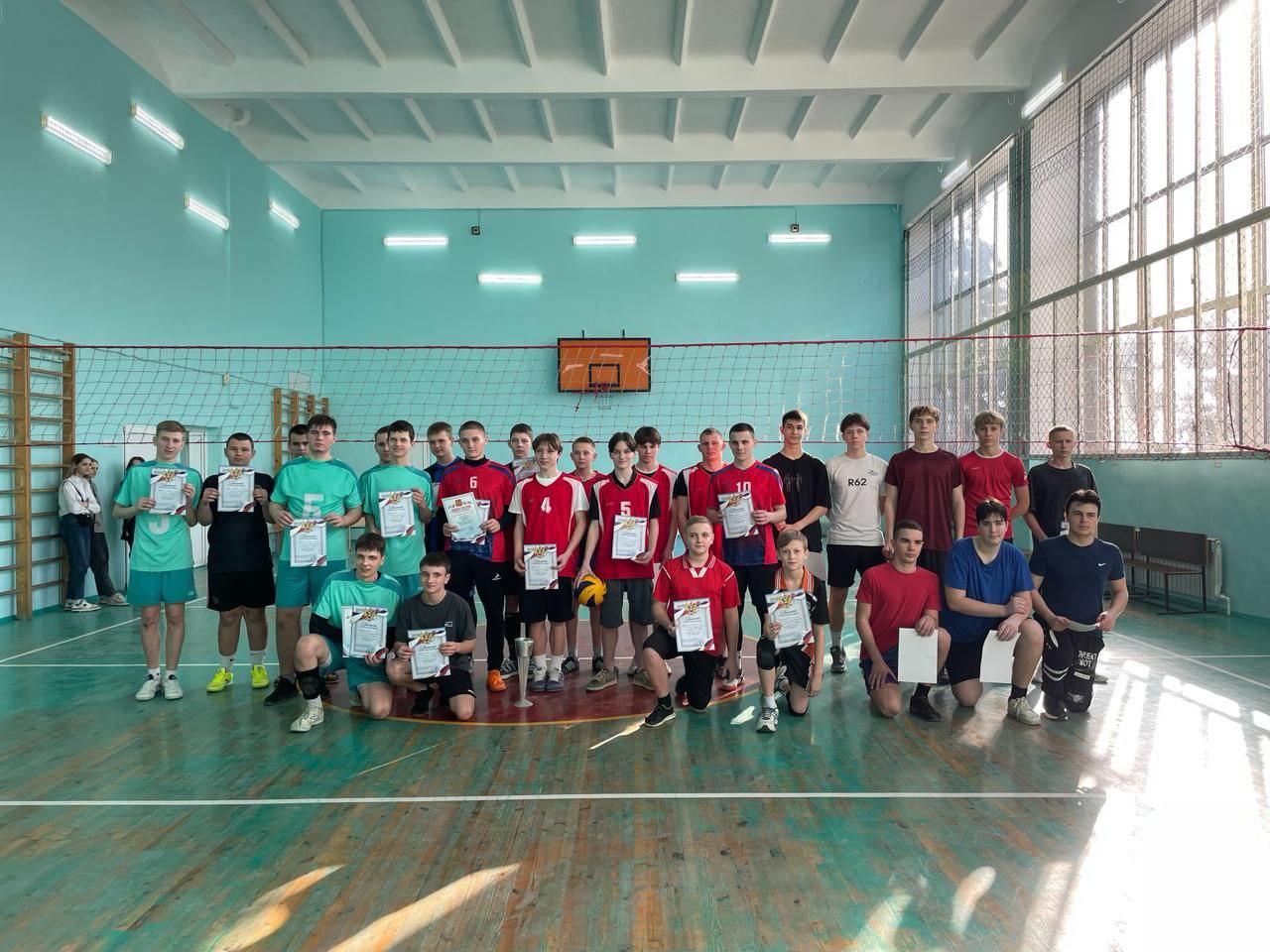 Соревнование по волейболу среди школ Матвеево-Курганского района