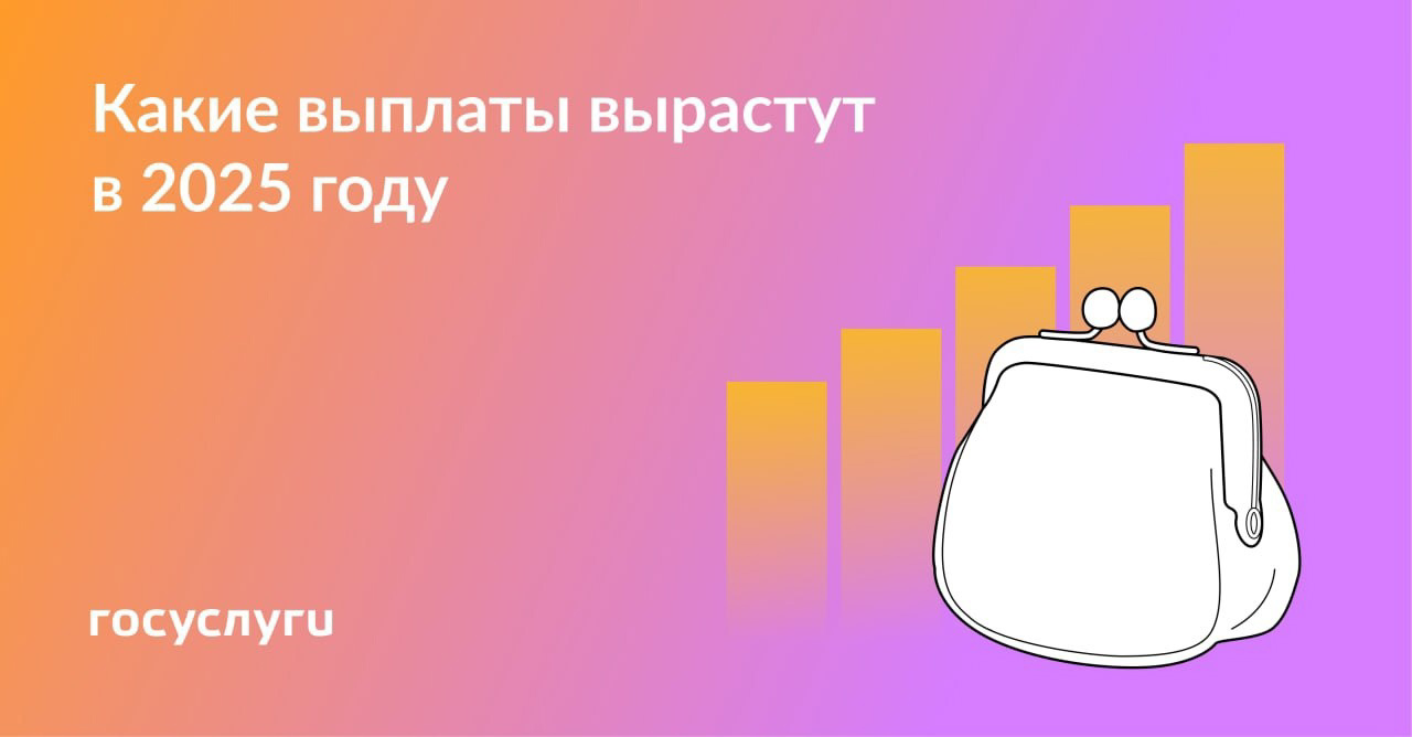 Пенсии, пособия, больничные: какие выплаты станут больше в 2025 году