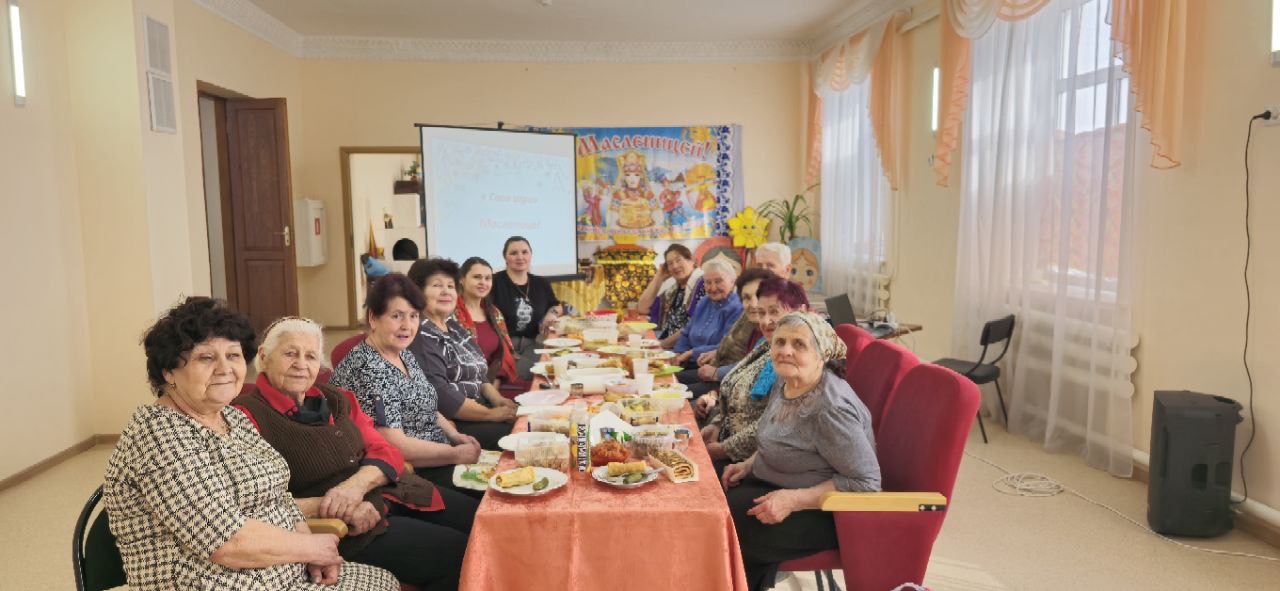 В Малокирсановском СДК прошло мероприятие «Широкая Масленица» для людей пожилого возраста